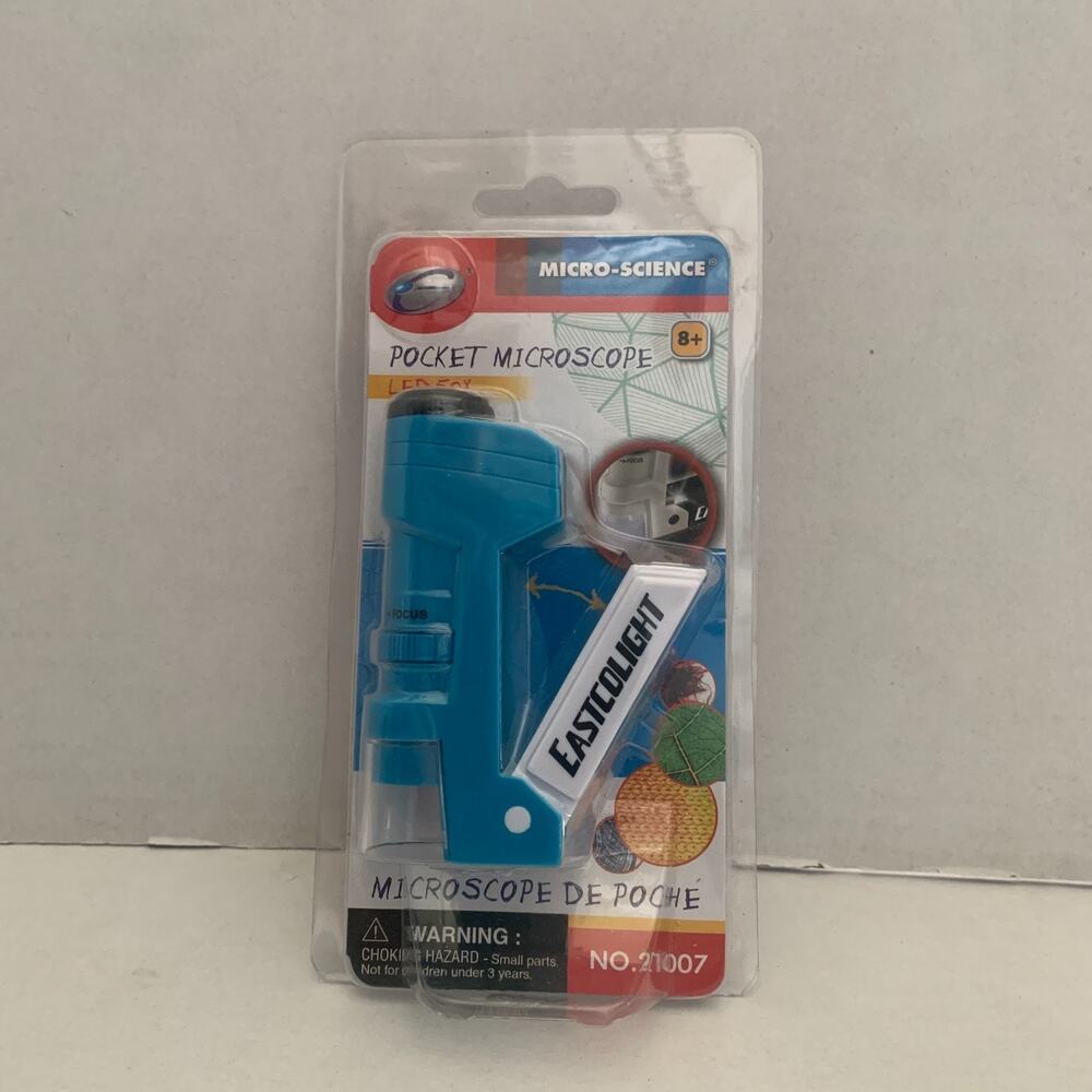 Micro-Science Led 50x Magnification Pocket Microscope Brand New